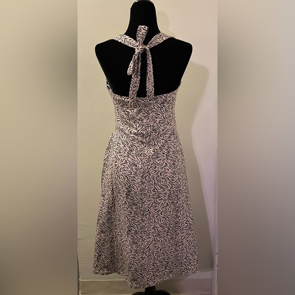 PACT Maya Halter Dress in Windswept‎ Oat - Picture 6 of 9